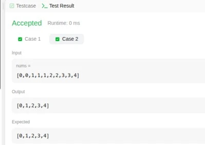 Remove Duplicates From Sorted Array