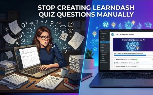 Stop Writing LearnDash Quiz Questions by Hand – Let AI Do It Instead