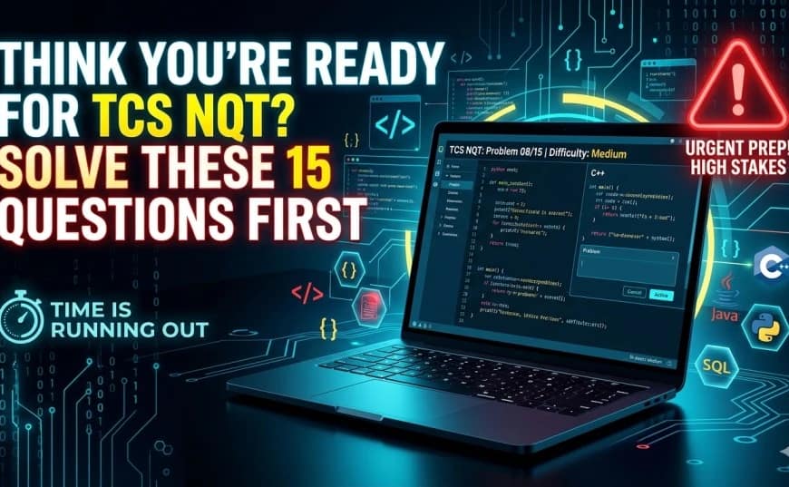 TCS NQT Coding questions