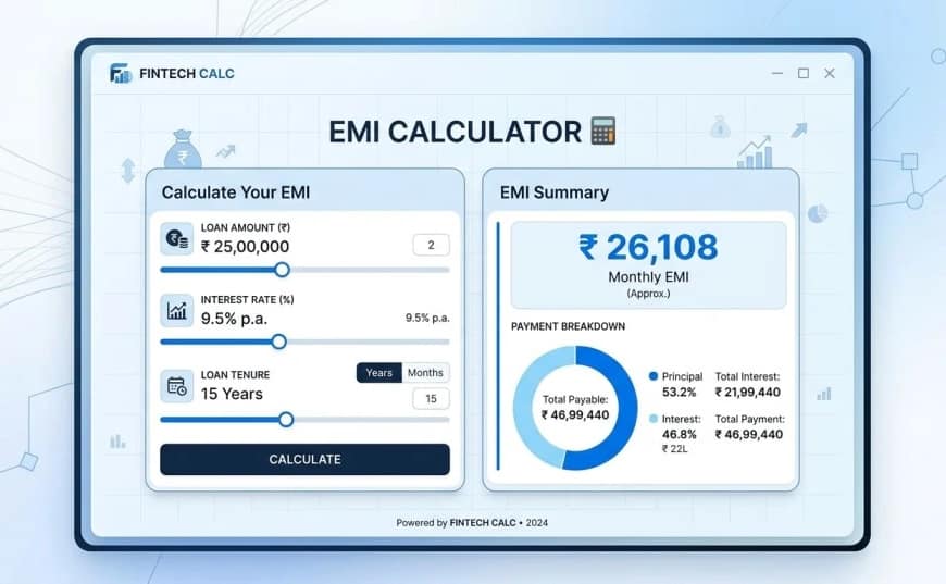 EMI Calculator Using JavaScript