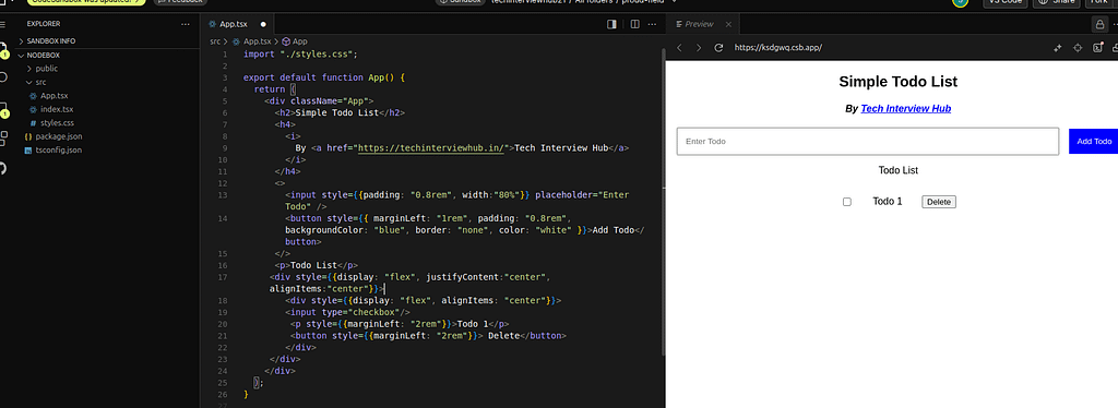 Todo List UI